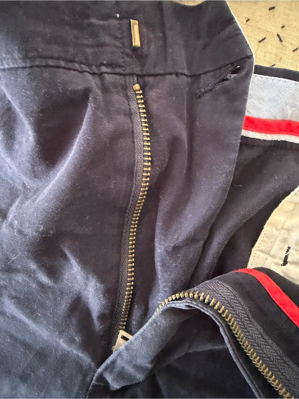 J. Crew Classic Navy Flat-Front Chino Shorts